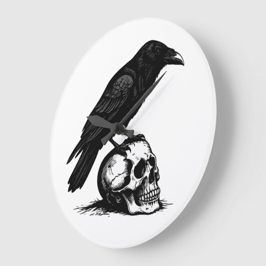 No Kings  ラージ壁時計 (傾斜)