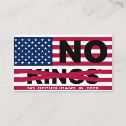 NO KINGS ロイヤリティカード (正面)