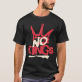 No Kings Activism Statement Tシャツ (正面)
