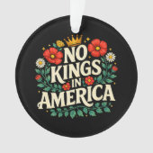 No Kings America オーナメント (正面)