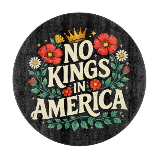 No Kings America カッティングボード (正面)