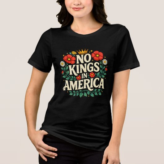 No Kings America トライブレンドＴシャツ (正面)