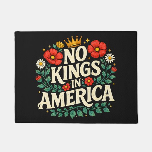 No Kings America ドアマット (正面)