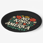 No Kings America ペーパープレート (アングル)