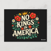 No Kings America ポストカード (裏面)