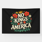 No Kings America 横断幕 (横)
