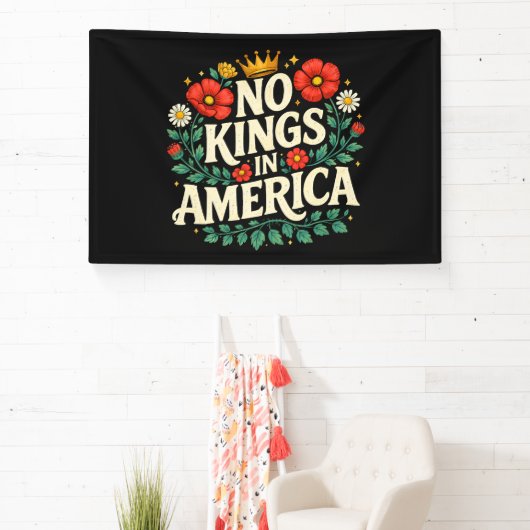 No Kings America 横断幕 (インサイチュ)