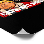 No Kings Anti Cats Funny Classic Style ポスター (角)