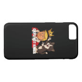 No Kings Anti Cats Funny Classic Style Case-Mate iPhoneケース (裏面(横))