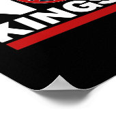 No Kings Anti Classic Minimal Clean ポスター (角)