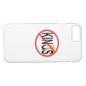 No Kings Anti Classic Minimal Clean Case-Mate iPhoneケース (裏面(横))