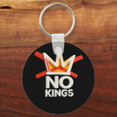 No Kings Anti Minimal Clean Design キーホルダー (正面)