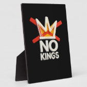 No Kings Anti Minimal Clean Design フォトプラーク (側面)