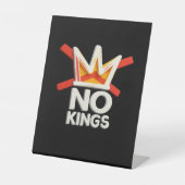 No Kings Anti Minimal Clean Design 台座サイン (正面)