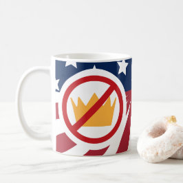 NO KINGS! Anti-Trump Flag コーヒーマグカップ
