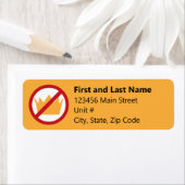 NO KINGS Anti-Trump | Return Address Label ラベル (インサイチュ)