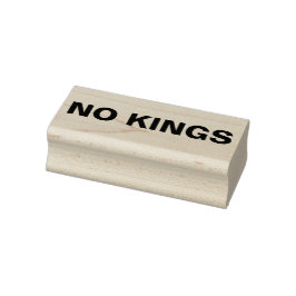 No Kings bold protest ラバースタンプ