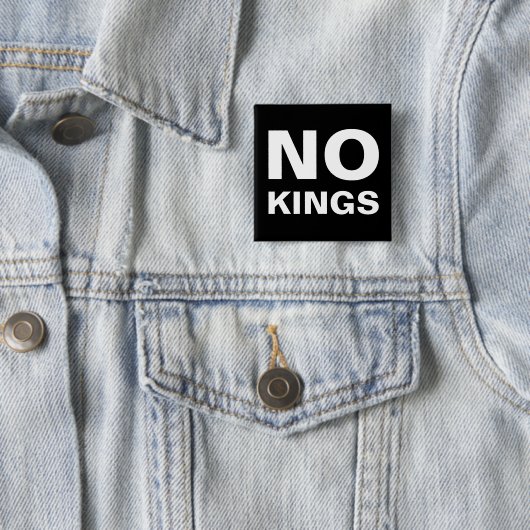 No Kings bold protest 缶バッジ (インサイチュ)