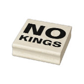 No Kings bold typography protest ラバースタンプ (スタンプ)