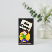 No Kings Business Card 名刺 (スタンド正面)