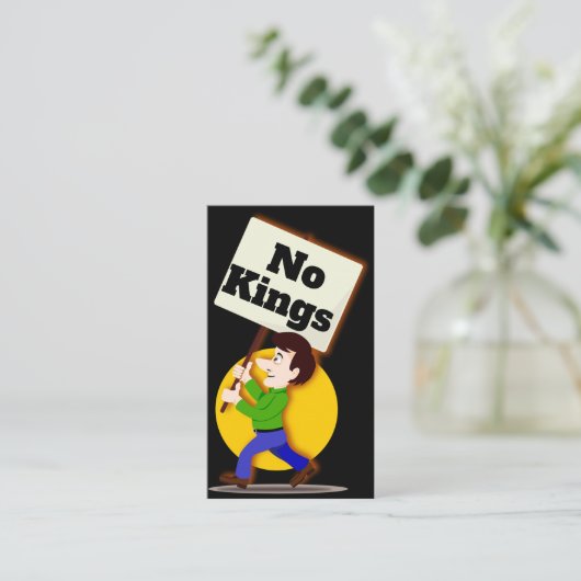 No Kings Business Card 名刺 (スタンド正面)