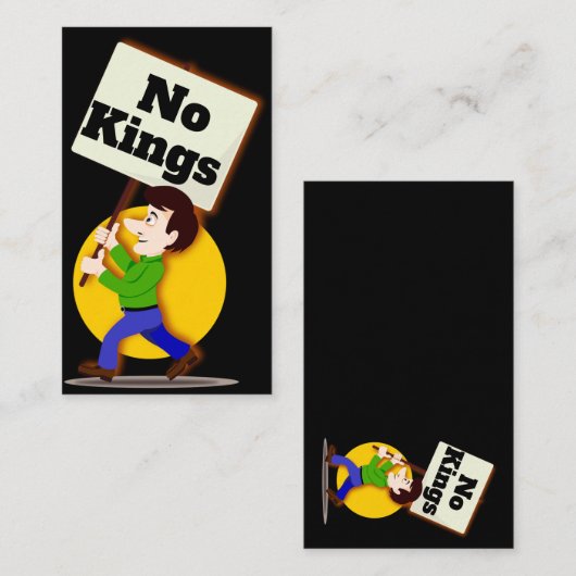 No Kings Business Card 名刺 (正面/裏面)
