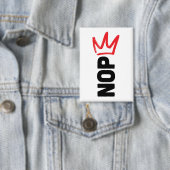 No Kings Button 缶バッジ (インサイチュ)