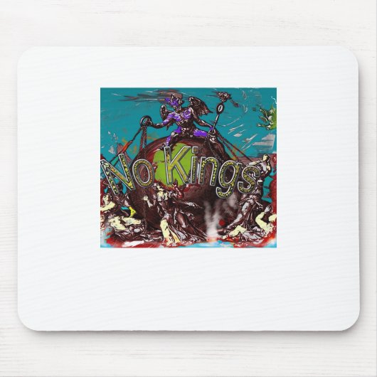 No Kings Classic Modern Minimal Style マウスパッド (正面)