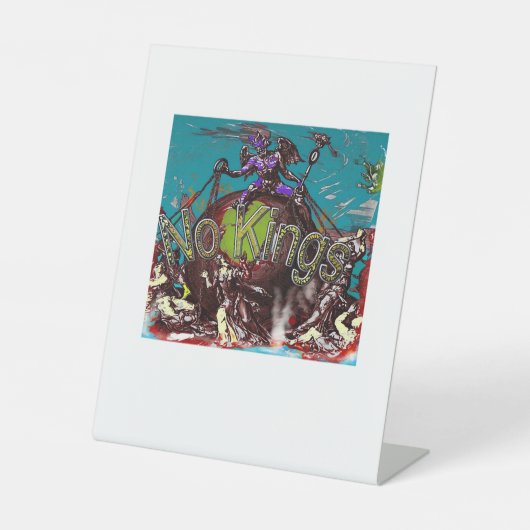 No Kings Classic Modern Minimal Style 台座サイン (正面)