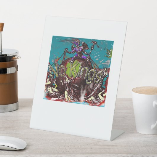 No Kings Classic Modern Minimal Style 台座サイン (インサイチュ)