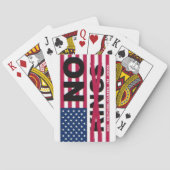 "NO kings" Classic Playing Cards トランプ (裏面)