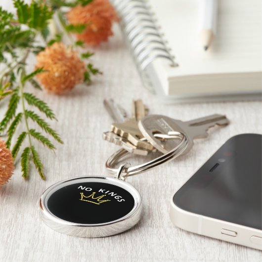 No Kings Classic Retro Cool Style キーホルダー (側面)
