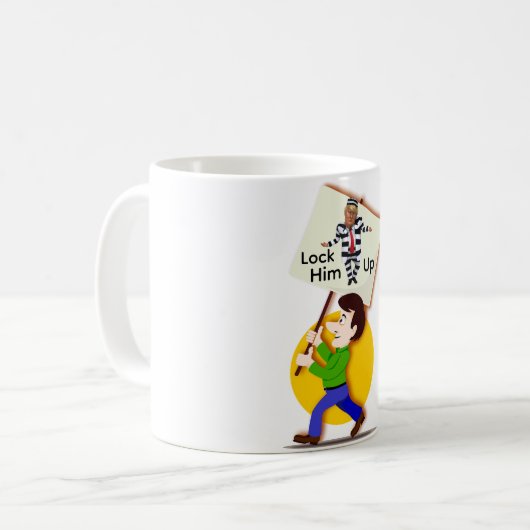 No Kings Coffee Mug コーヒーマグカップ (正面左)