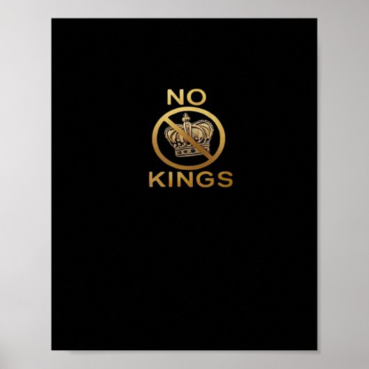 No Kings Creative Style ポスター (正面)