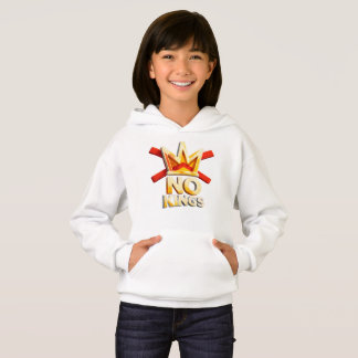 No Kings Crown Hoodie - おしゃれなストリートウェア グラフィック