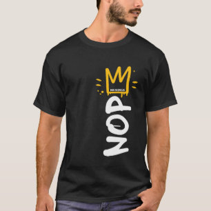 No Kings Day 2025 抗議サイン 縦型 Nope メンズ Tシャツ