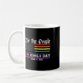 No Kings Day 6月14日Protee 2025 No Kings I コーヒーマグカップ (左)