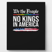 No Kings Day Classic Patriotic Style フォトプラーク (正面)