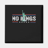 No Kings Day Retro Classic Design マグネット (正面)