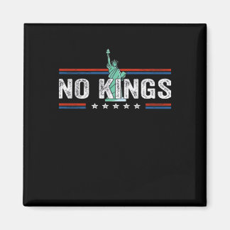 No Kings Day Retro Classic Design マグネット