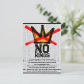 NO KINGS Declaration of Independence AGAIN シーズンポストカード (スタンド正面)