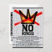 NO KINGS Declaration of Independence AGAIN シーズンポストカード (正面/裏面)