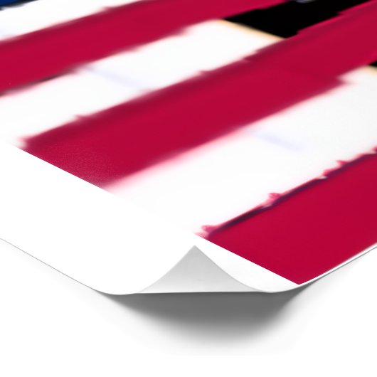 "NO kings" Glossy Poster ポスター (コーナー)