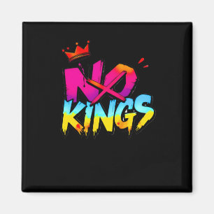 No Kings - Graffitiはっきりした文ステッカー マグネット