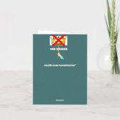 No Kings Greeting Card カード (裏面)