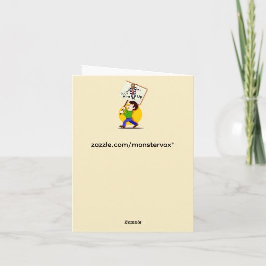 No Kings Greeting Card カード (裏面)