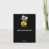No Kings Greeting Card カード (裏面)