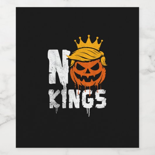 No Kings Halloween ワインラベル (シングルラベル)