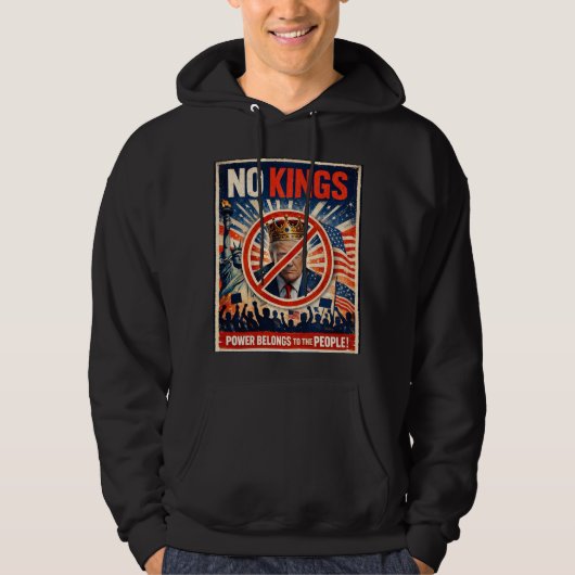 No Kings! Hoodie パーカ (正面)