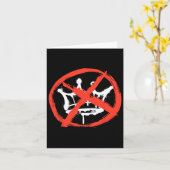 No Kings In Americaアンチトランプの抗議 カード (黄色い花)